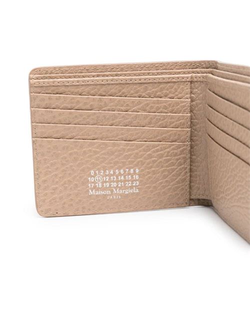 Blush beige calf leather wallet Maison Margiela | SA1UI0016P4455T2070